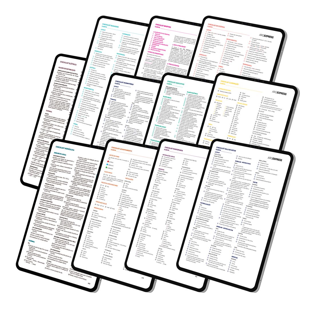 [COMBO] 11 Checklists Digitais ArqExpress – Club ArqExpress